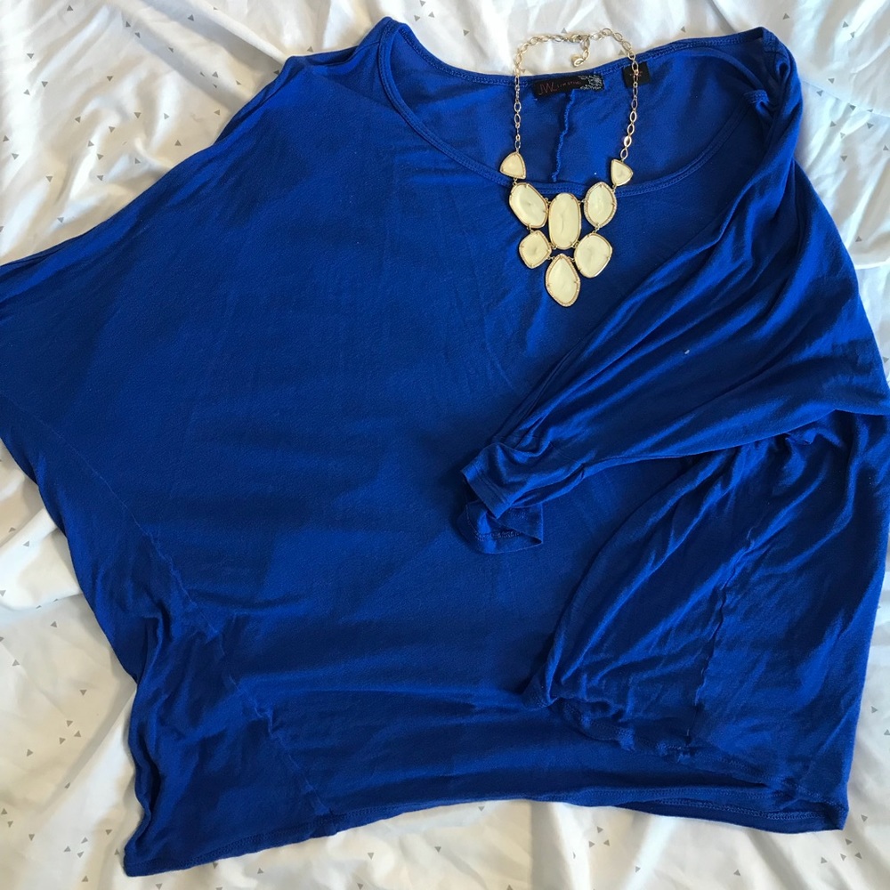 Blue Cocoon Top